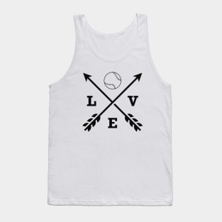 Baseball / Softball Love Arrow Tank Top